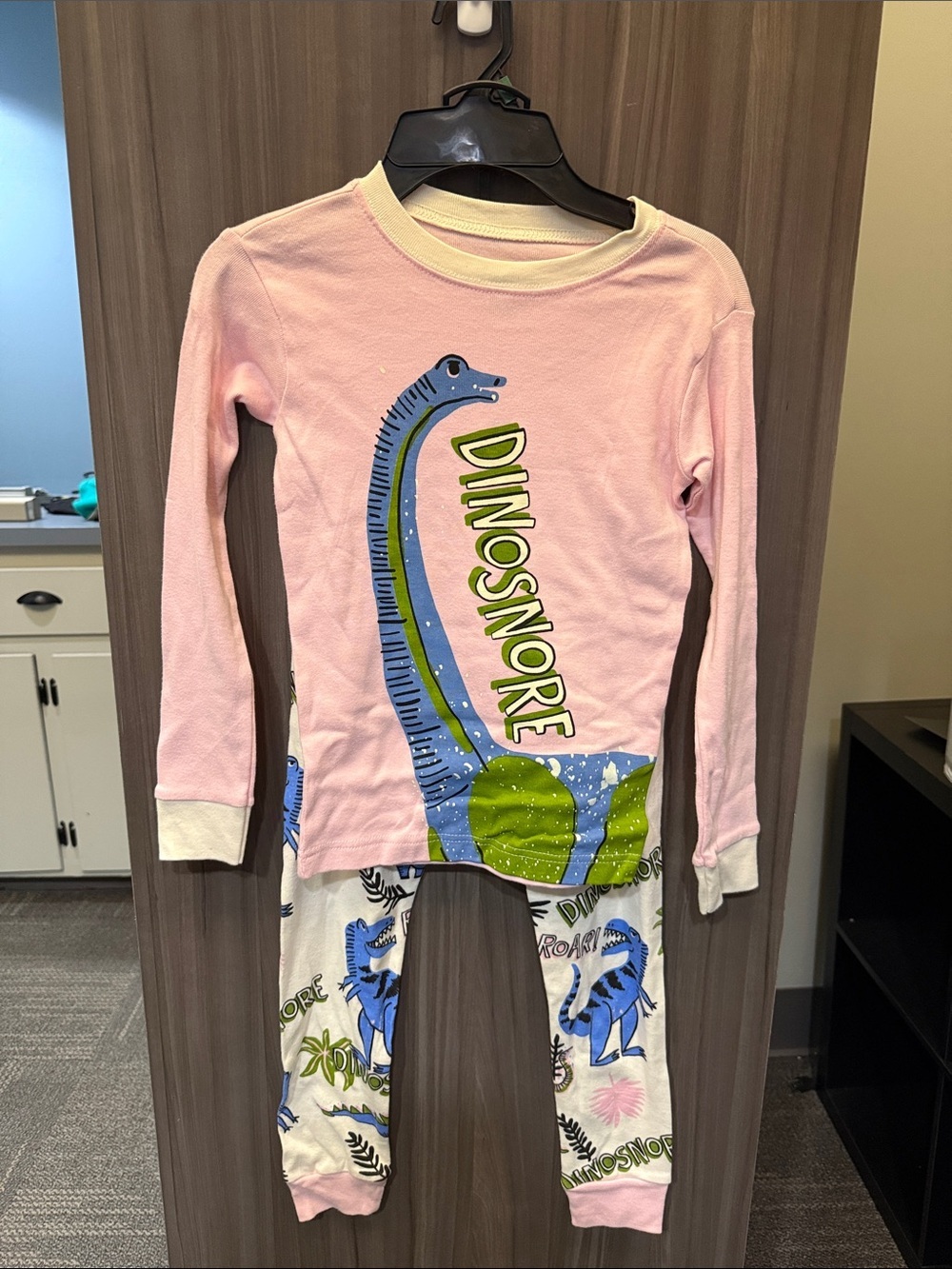 Lazy One Pink Kids' Long-Sleeve Pajama Top and Bottoms